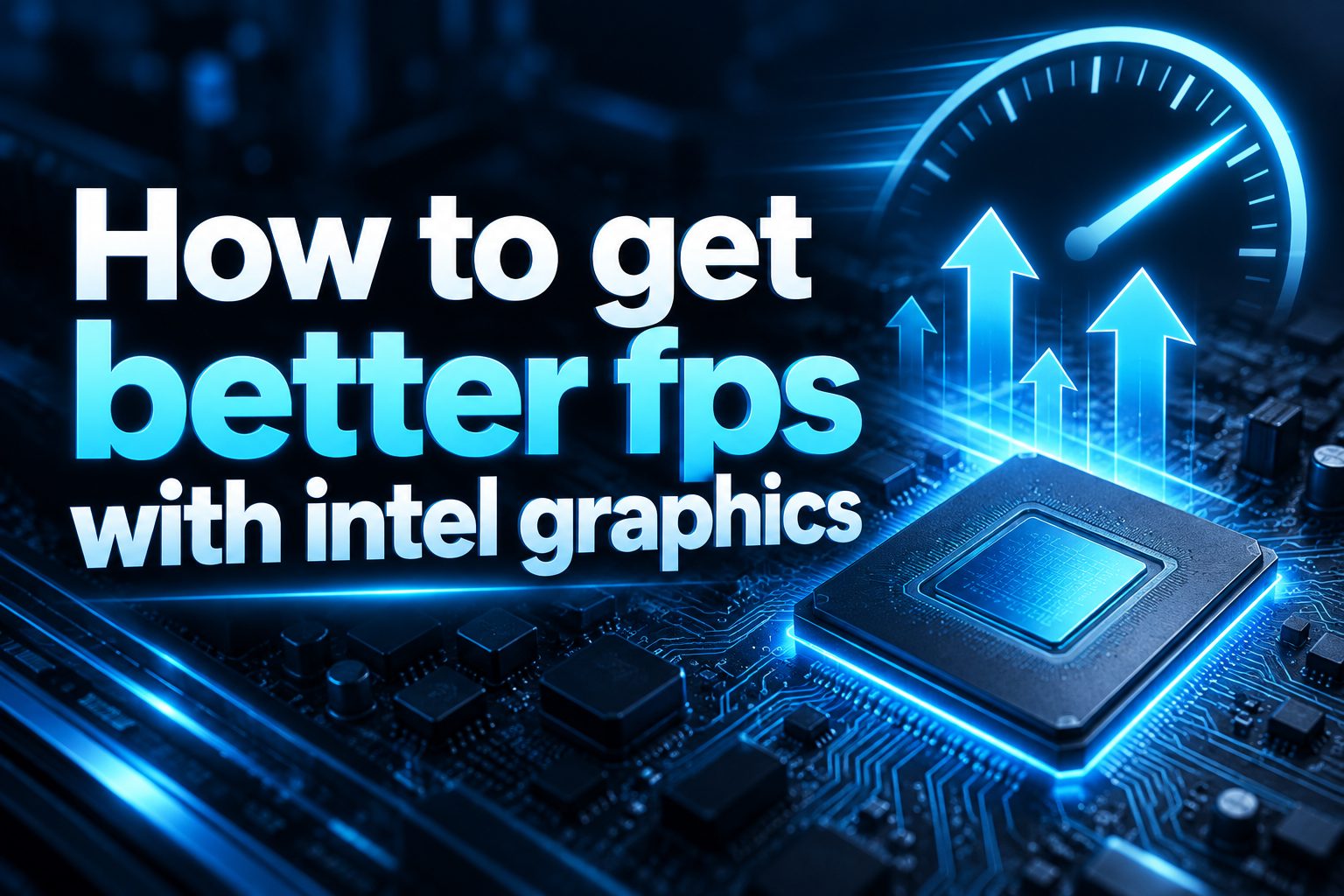 Laptop showing smoother gameplay with Intel graphics settings optimized